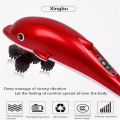 Multifuncional Dolphin Massager Red Light Massage Stick Martelo elétrico de massagem